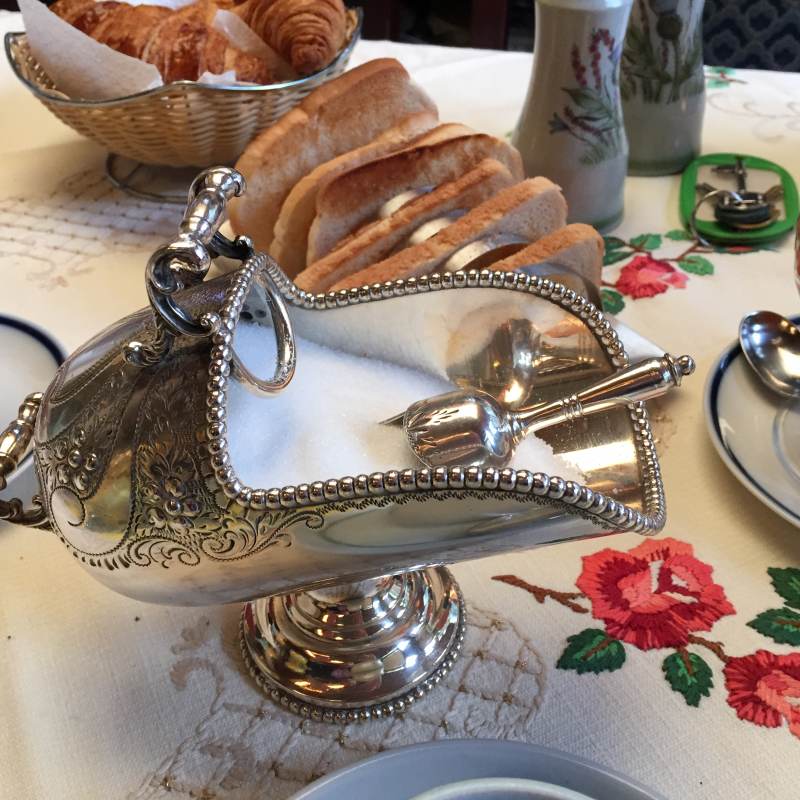 Tafelsilber zum Frühstück