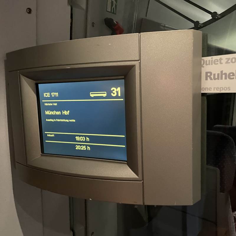 Verpatzter Reiseauftakt …